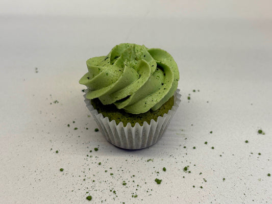 Matcha Monster cupcake